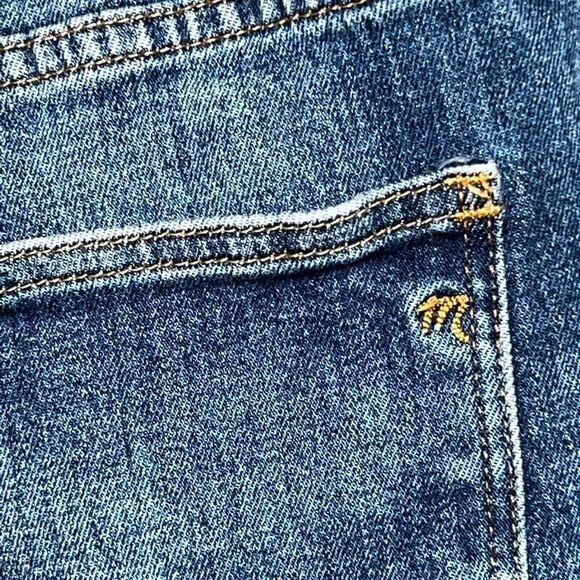 Madewell High Rise Distressed Raw Hem Denim Jean Shorts Sz 27 - Picture 6 of 8